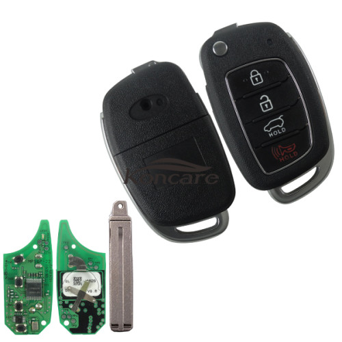 For OEM Hyundai 3+1 button remote key with 434mhz MP14P-22