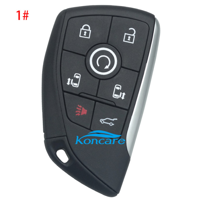For Chevrolet 7 button remote key shell (please choose button)