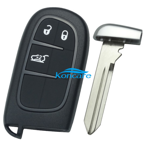 For Chrysler 3 button remote key shell with blade