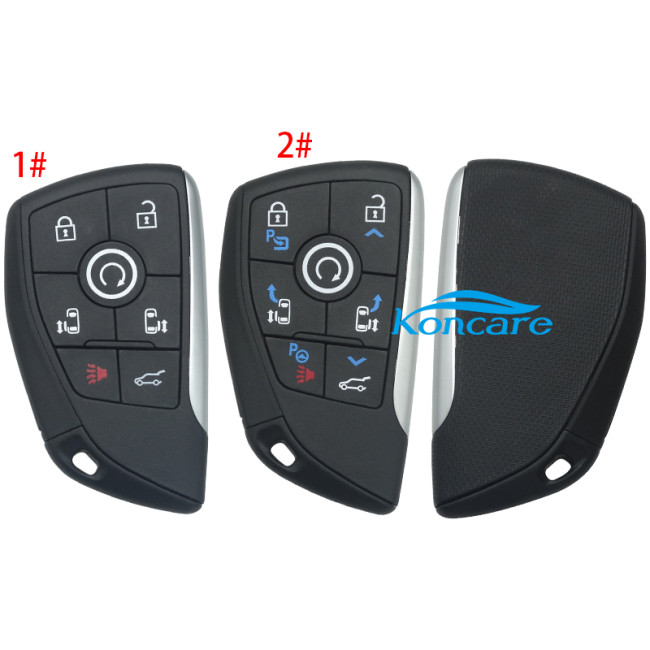 For Chevrolet 7 button remote key shell (please choose button)