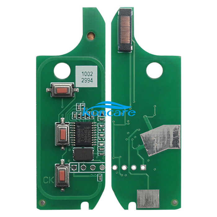 For FIAT 500L 2012-2016 3 button ask PCF7946A HITAG2 46CHIP FCC ID : RX2TRF198 with 433mhz with SIP22 blade