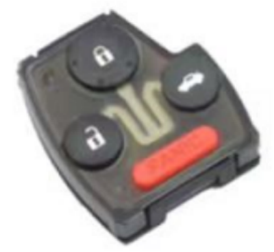 For Honda 3+1 remote control key shell with put chip place