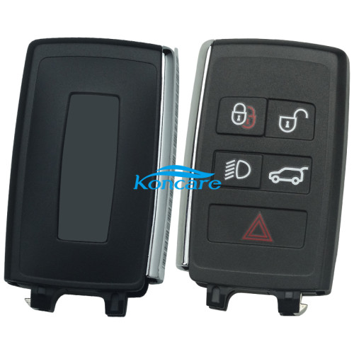 Free shipping OEM PEPSFOB for Jaguar smart freelander 4+1 button remote with 434MHZ with HITAG-PRO(ID49) 2017-2020 years JLR:JK52-15K601-BG(JK52-15K601-XX) LERA:5AVC13F08 MODEL: PEPSFOB FOBL4LR