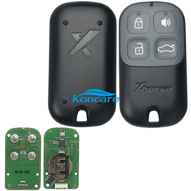 Xhorse 4 button remote key for VVDI Key Tool, XKXH00EN