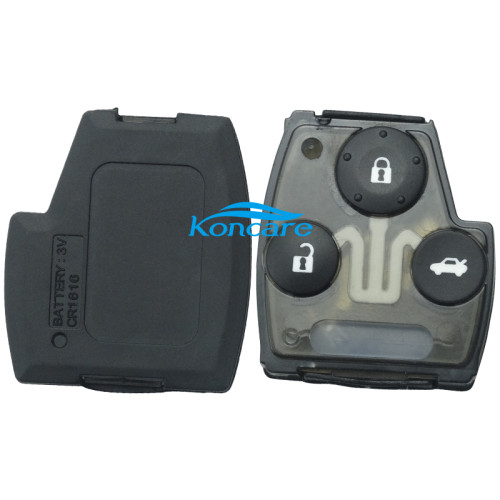 For Honda 3 button remote control key shell with put chip place