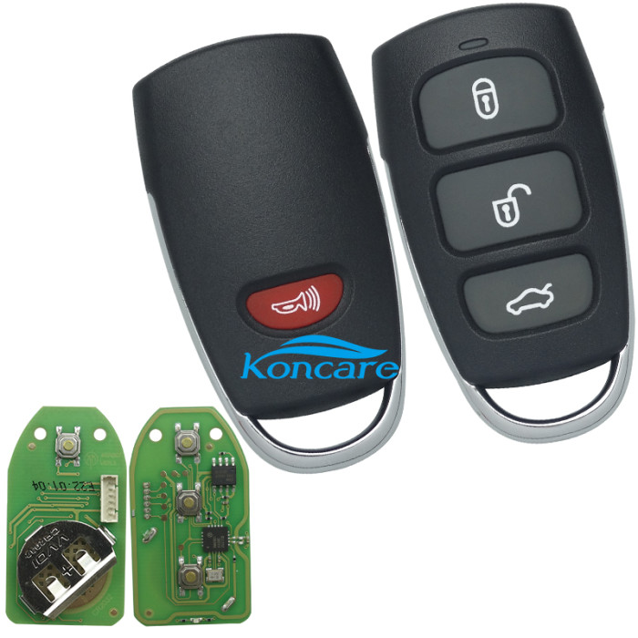 XHORSE (English Version) Universal Remote Key Fob 3 + 1 Button XKHY04EN for VVDI MINI Key Tool VVDI2