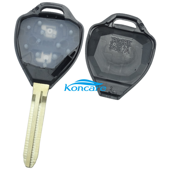 Xhorse XKTO05EN Wired Universal Remote Key for Toyota Style Flat 2 Buttons