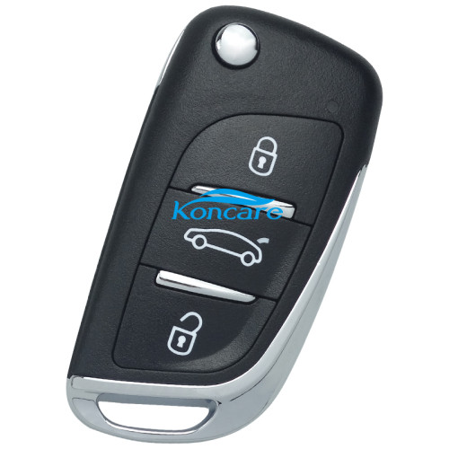 Xhorse VVDI Remote Key DS Type Wire Remote Key 3 button Universal Remote Key XKDS00EN