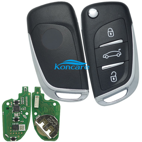 Xhorse VVDI Remote Key DS Type Wire Remote Key 3 button Universal Remote Key XKDS00EN
