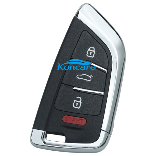 KeyDIY Brand smart Remote key 3+1 button ZB02 smart key for KD X2 and KD MAX