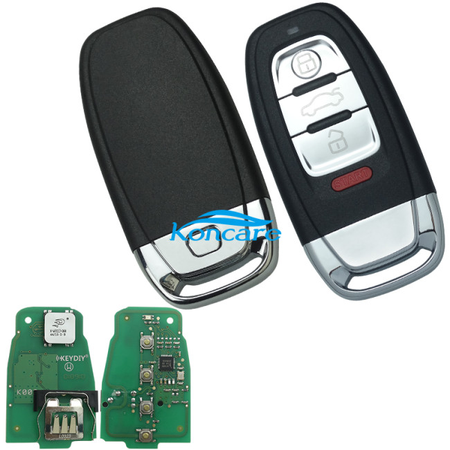 KDIY Remote key 3+1 button ZB01 smart key for KD X2 and KD MAX
