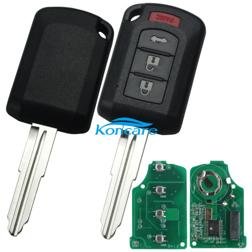 2015-2017 for Mitsubishi Lancer Remote head key 3+1 B-315MHz FCC: 6370B945/ ID 46