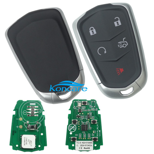 AUTEL For Cadillac 4 /5 Buttons Smart Key Universal Remote used for MaxiIM KM100 Key Programmer ,please choose the frequncy 315mhz/433mhz