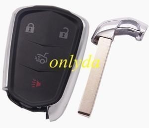 For Cadillac Smart Key 3+1 Buttons 315mhz FCC ID: HYQ2AB /434mhz FCC ID: HYQ2EB 2015-2019 Cadillac ATS 2014-2018 Cadillac CTS 2015-2019 Cadillac XTS GM # 13510253, 13598506, 13594023