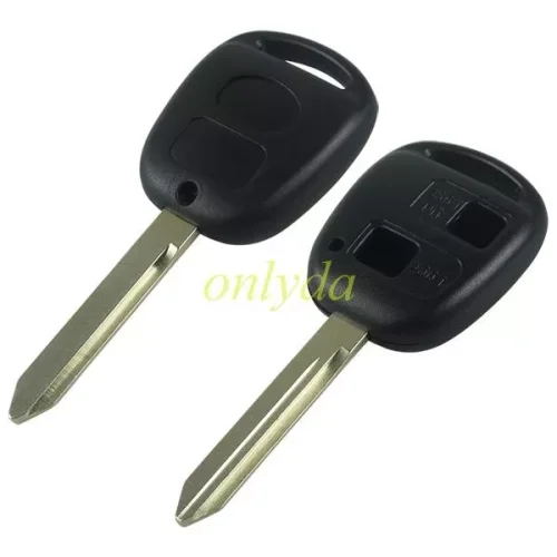 Toyota 2 button remote key with 4C chip & TOY47 blade with 315mhz or 434mhz use for Toyota Yaris