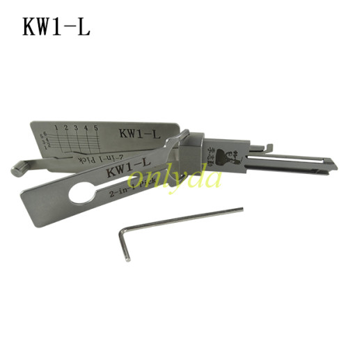 KW1-L lishi 2 in 1 decode and lockpick for KwiKset Kawasaki Motorcycle key