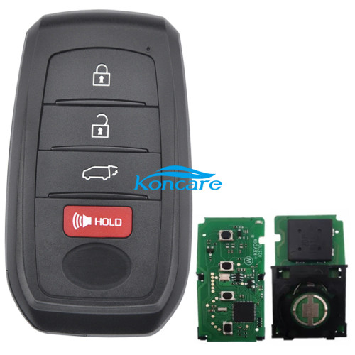 KEYDIY TB01-4 KD Smart Key Universal Remote Control With 8A/Toyota H chip ,please choose the key shell