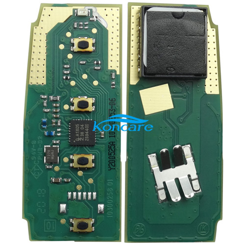 For GWM Great Wall POE 4 button remote key with trunk FSK with 434MHZ, with Type 47 Plus transponder chip