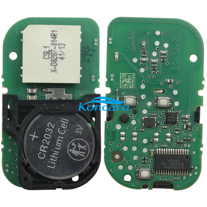 original for chery smart 3 button remote key with 46/4A chip with 434mhz