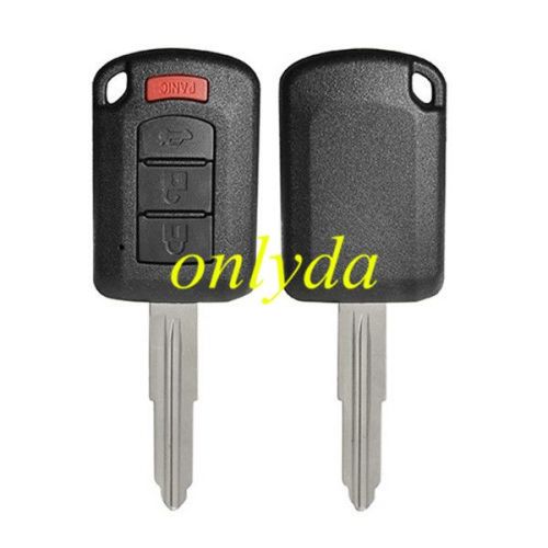 For upgrade 3+1button remote key blank with right blade