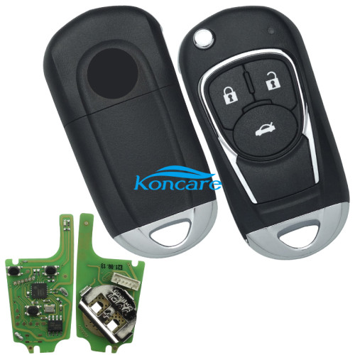 XHORSE VVDI English Version 3 Buttons XKBU03EN for Buick Style Wire Universal Remote Key for VVDI Key Tool VVDI2