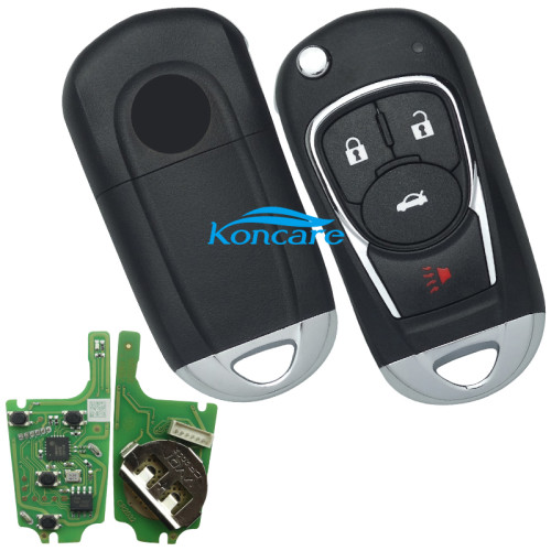 XHORSE VVDI English Version 3+1 Buttons XKBU02EN for Buick Style Wire Universal Remote Key for VVDI Key Tool VVDI2