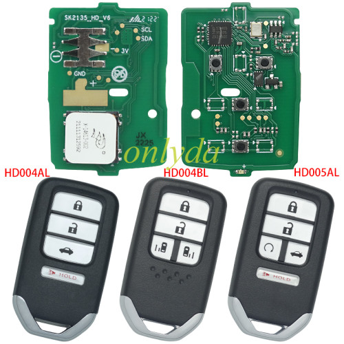 AUTEL For Honda 3+1 /4/4+1 Buttons Smart Key Universal Remote