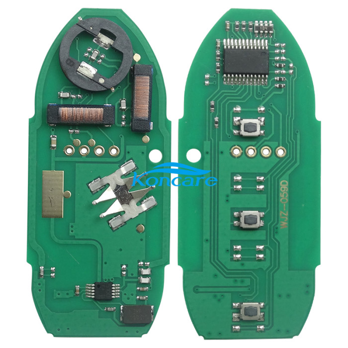 For Nissan 3B remote 434mhz chip: smart46-PCF7952 Continental:S180144018 CMIIT ID:2011D2917
