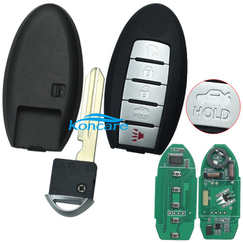 Smart Key 5 Buttons For Nissan Patrol Pathfinder Altima Maxirma 434Mhz ID46 PCF7952 Chip CWTWB1G744
