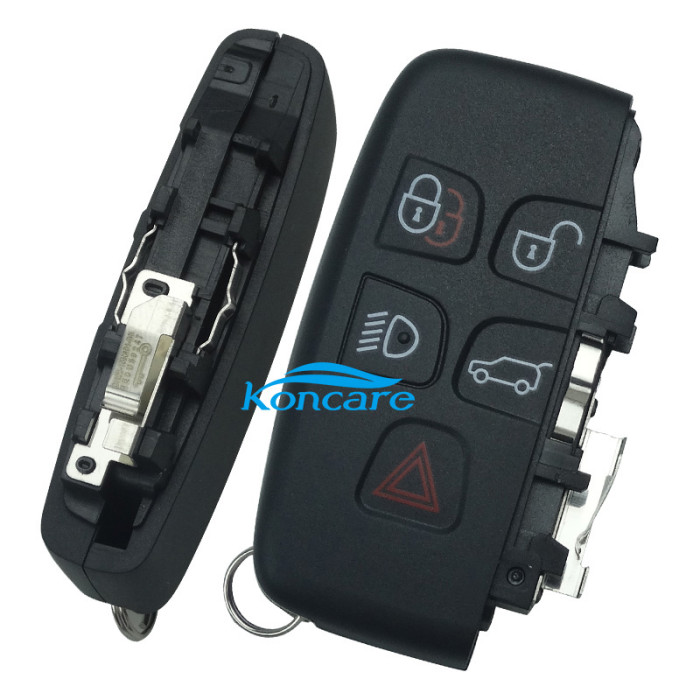 For Rangrover 5 button remote key blank，Border with Rangrover With land-rover on the back