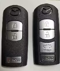 For Mazda 3+1 button remote key blank