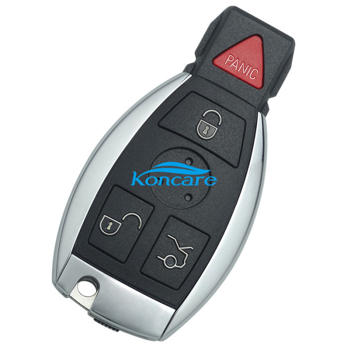For Benz NEC Before 2013 3 / 3+1button remote key with 315mhz /433 MHZ Keyless go changeable frequency by button press The key is only work with the devices that support original Benz key. Such as VVDl, AP. MBTOOL etc