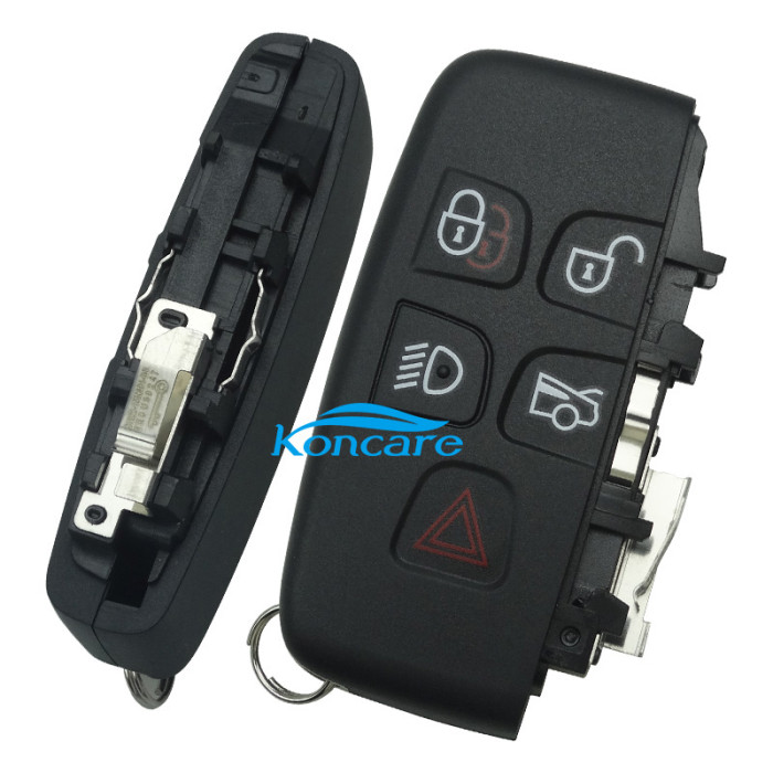 For Jaguar 5 button remote key blank ，Border without words with jaguar on the back