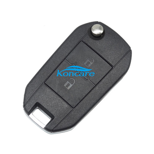 For Peugeot 2 button key shell with VA2 Blade