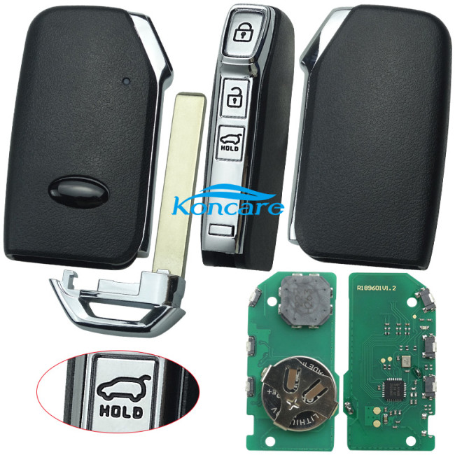 Smart Key Fob 3 Buttons Remote For KIA Sportage 2019-2022 P/N: 95440-F1300 FCC ID: FOB-4F23 433MHz NCF 2951 HITAG3 chip