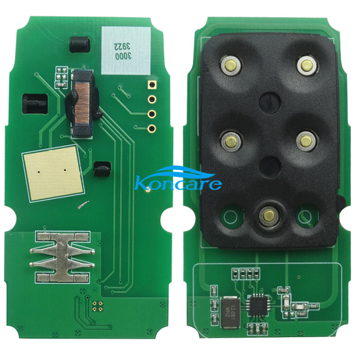 For Volvo 5 button remote key with 433.92mhz PCF7945/7953 chip