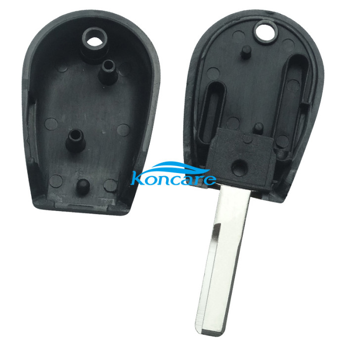 Alfa Transponder key blank with black color