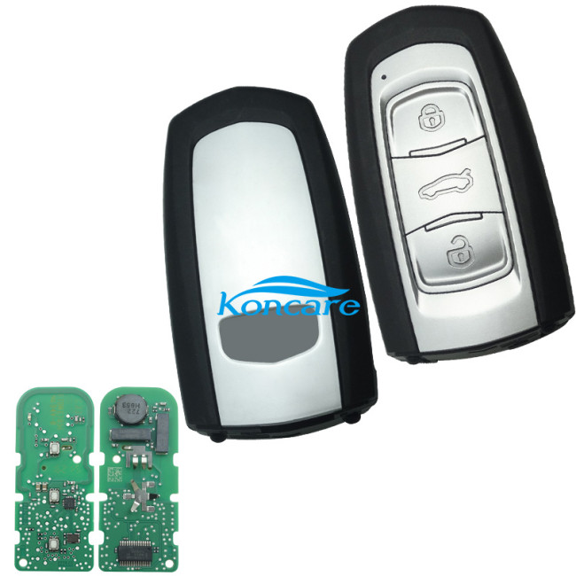 For Geely original Remote key 4A chip 433.92MHz ASK