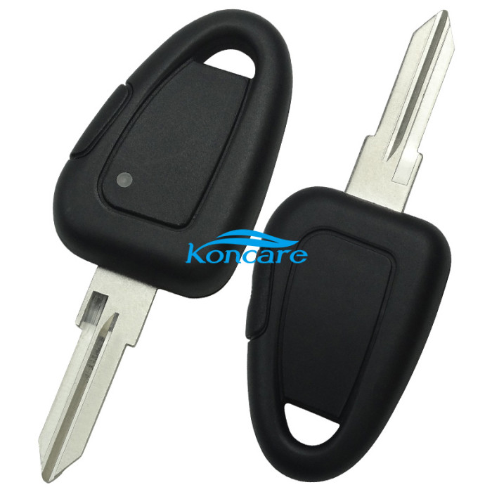 For Fiat 1 button remote key blank with GT10 balde
