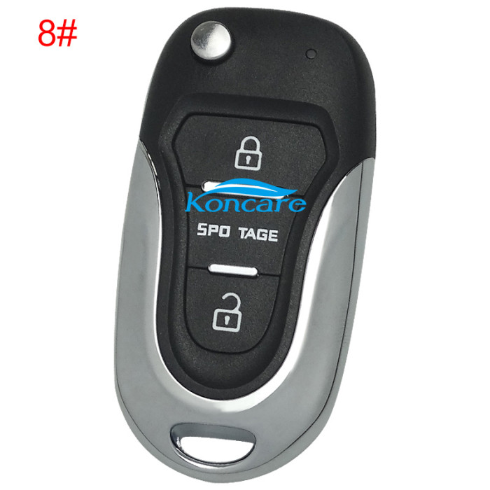 For Hyundai remote key blank, please choose button