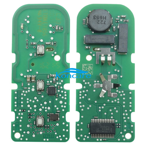 For Geely original Remote key 4A chip 433.92MHz ASK