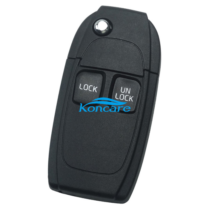 For Volvo 2 button flip remote key shell
