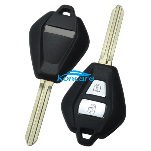 For Isuzu Uncut Blank Key Blade Keyless Key Case Shell For Isuzu D-Max 2 Button Remote Key Shell Case