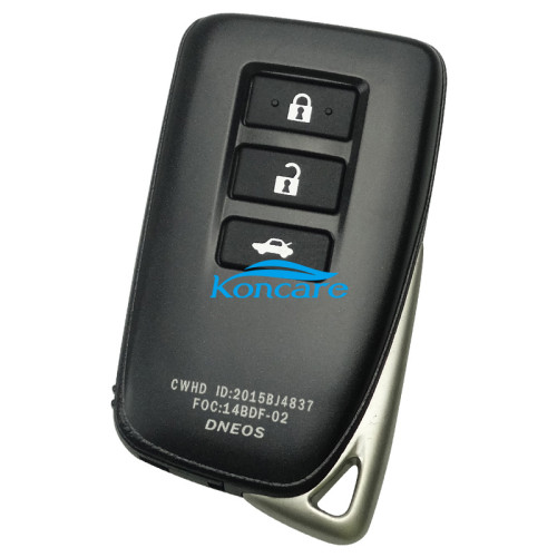 Free shipping For Lexus 3 button modified remote key blank