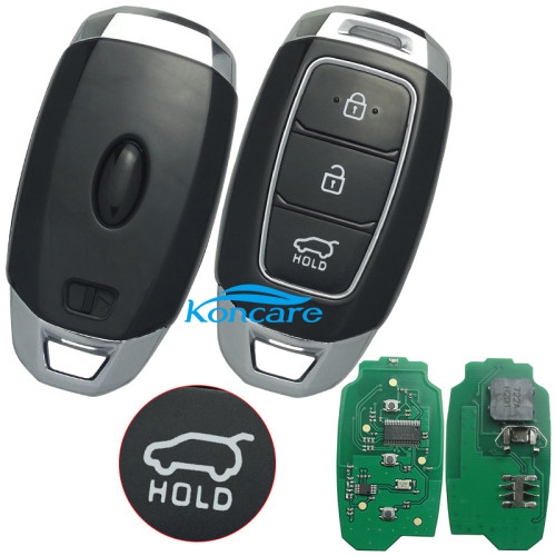 For Hyundai Kona 2018-2020 Smart Key Remote 3 Buttons 433 MHz HITAG 3 Chip Fcc Id:TFKB1G085 95440-J9100