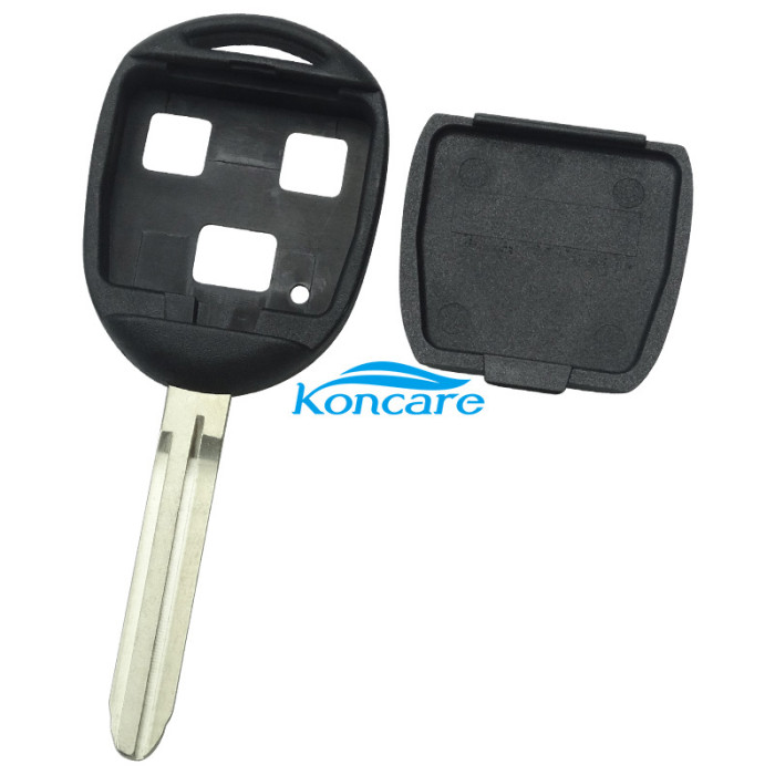 For Toyota upgrade 3 button key shell with TOY43-SH3 blade with badge