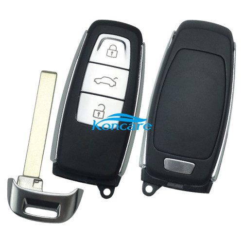 3 button remote key blank with blade