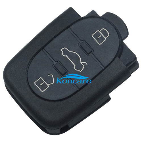 For Audi 3+1 button remote key with big battery with 434MHZ the remote control model is 4D0 837 231 K