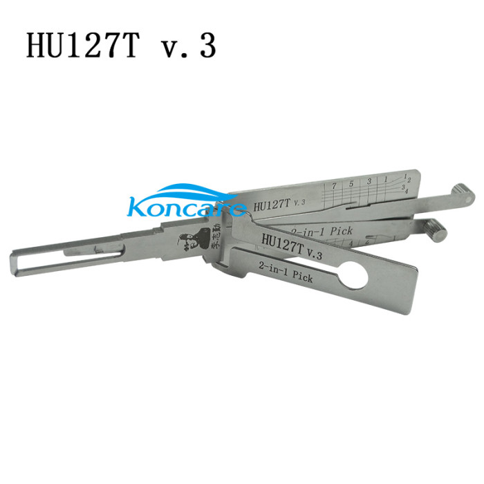HU127T V.3 lock pick and decoder together 2 in 1 used for BMW