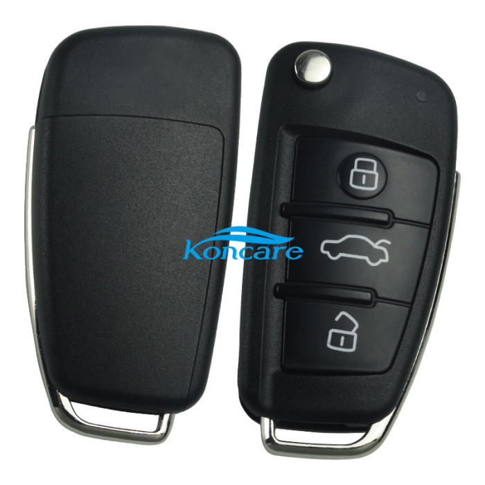 For Audi Q3 3 button remote key keyless go with ID48 chip with 315mhz 8XO837220D